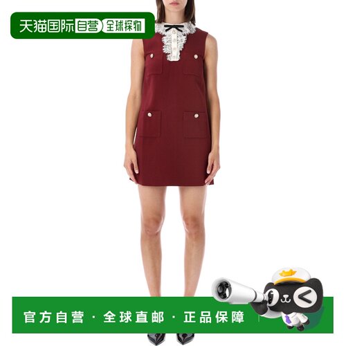 SELF-PORTRAIT 女士连衣裙 26APF26001SBBUBURGUNDY
