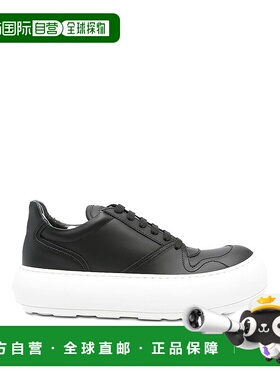 1h可退 MOSCHINO 男士运动鞋 MB15115G0NGA0000 AW2025 黑色男鞋