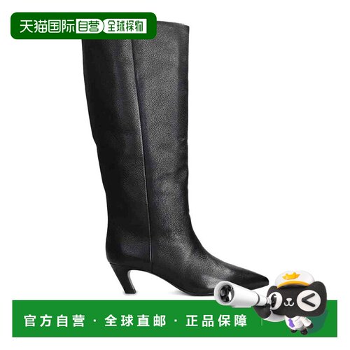 ASH 女士靴子 F25VIOLET01 AW2025 黑色 尖头长筒靴