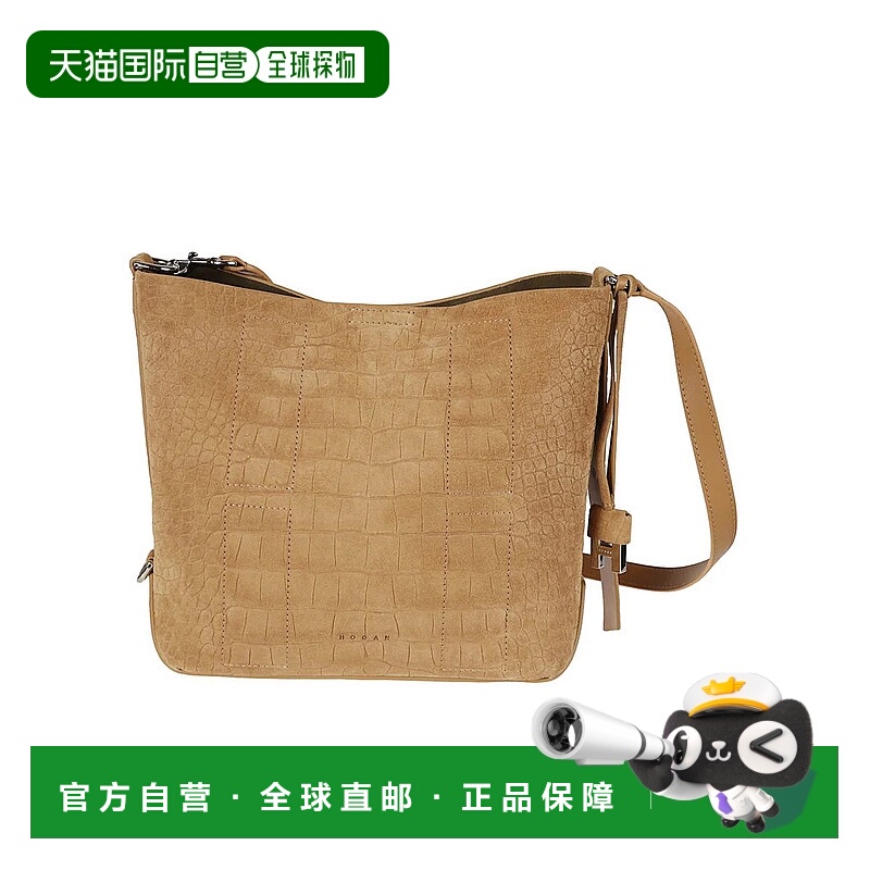1h可退 HOGAN 女士单肩包 KBW01RS0200UMN AW2025 棕色 Hogan Sho