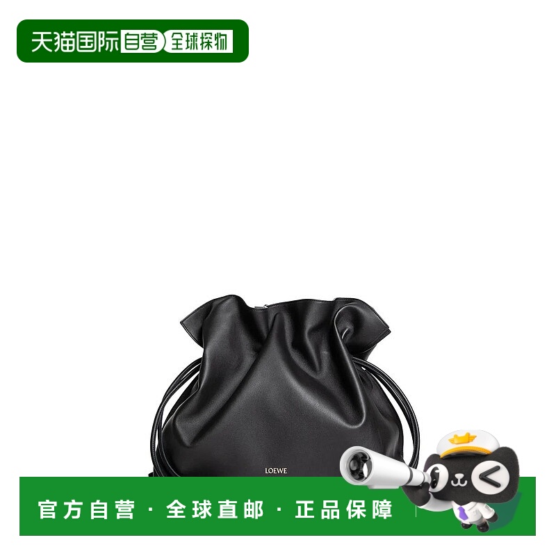 1h可退 LOEWE 女士手拿包 A411X12X381100 AW2024 黑色 XLFlamenc