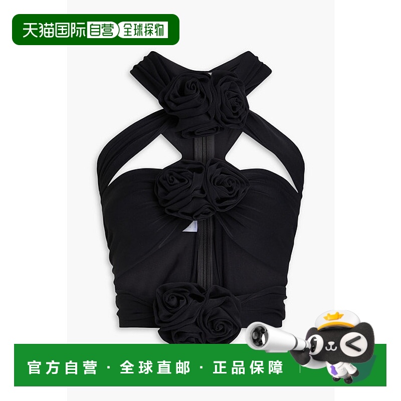 1h可退 潮奢 magda butrym 女士 剪口花朵装饰针织上衣 RE23TOP03