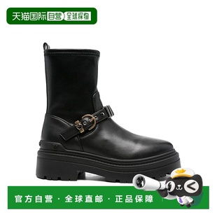 女士靴子 ANKLE SD0447P06127Z99 黑色厚底鞋 BOOTS AW2025 PINKO