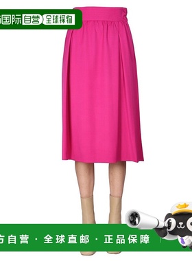 1h可退 MOSCHINO 女士半身裙 011455170244 AW2022 粉红色 FLARED