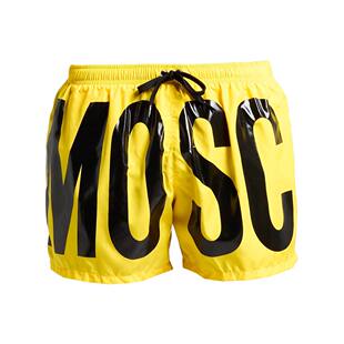 莫斯奇诺 1h可退 Moschino yellow黄色 舒适时尚 泳裤 潮奢 男士