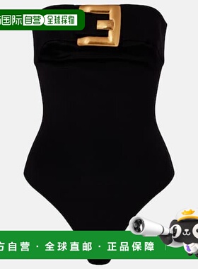 1h可退 潮奢 Balmain 巴尔曼 女士 cr&ecirc;pe 抹胸连体衣性感