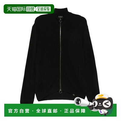 PAUL&SHARK 男士夹克 1531127511D CO 黑色 RIBBED ZIP-UP HIGH-N