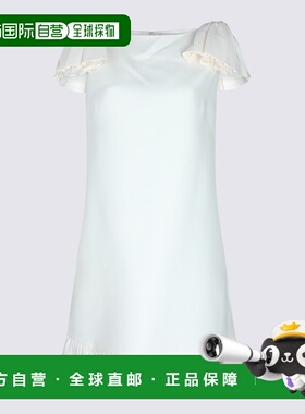 VALENTINO 女士连衣裙 6B3VAEQ01CFA03 CO 白色 CREPE COUTURE SH