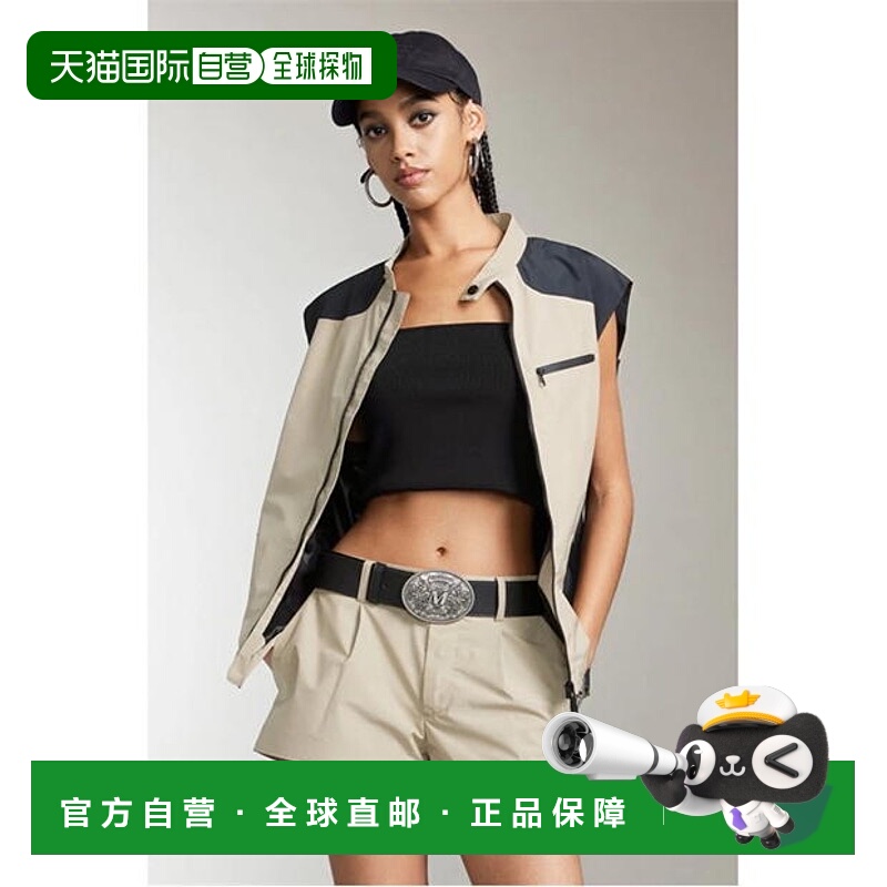 1h可退 潮奢 Miss Sixty 女士 尼龙马甲  舒适时尚