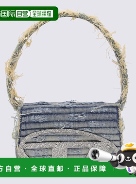 DIESEL 女士斜挎包 X08396P8238H8457 AW2025 白色 Denim shoulde