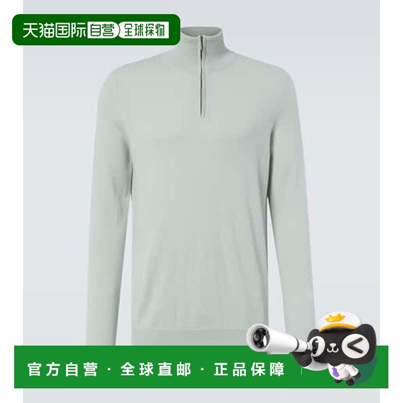 1h可退 潮奢 LE KASHA 男士 Dared 羊绒半拉链毛衣