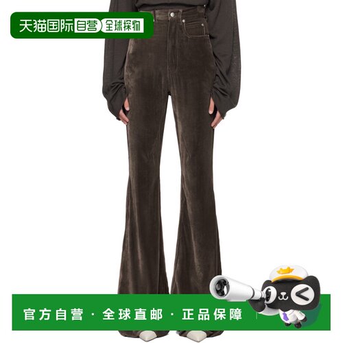 rick owens 瑞克 欧文斯 女士 灰色 Concordians Bolan Bootcut