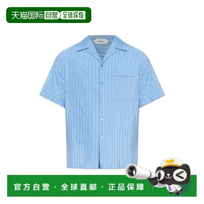 VERSACE 男士衬衫 10253961A185481UR70 AW2026 蓝色