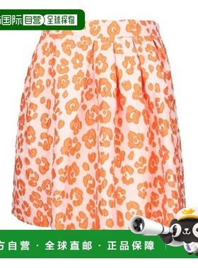 1h可退 MOSCHINO 女士半身裙 1021120ORANG SS2020 橙色 印花半身