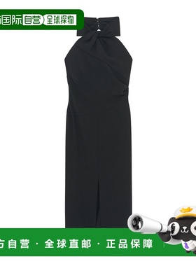 IRO 女士连衣裙 WP33BARANABLA01 SS2025 黑色 挂脖连衣裙