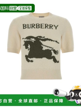BURBERRY 女士针织衫 8118622C3997 SS2026 白色羊绒