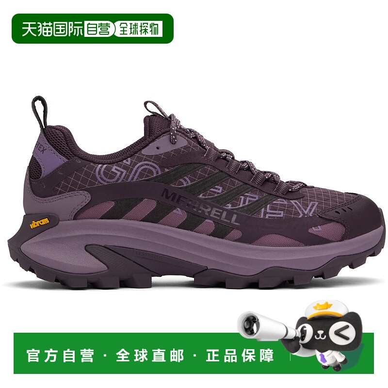 1h可退 潮奢 merrell 迈乐 男士 紫色 Moab Speed 2 GTX BL 运动