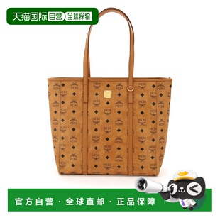 SS2024 MWPAATN03CO 酒红色 Printed medi MCM canvas 女士斜挎包