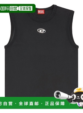 DIESEL 男士背心 A217430JMBB900 SS2026 黑色 T BISCO IOD