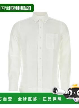 1h可退 TOM FORD 男士衬衫 HSO001FMT001S23AW002 CO 白色长袖
