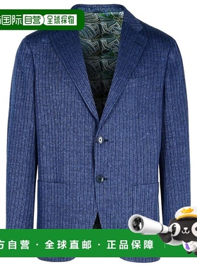 1h可退 ETRO 男士夹克 MRCB001399JJC01B0655-0 SS2025 蓝色