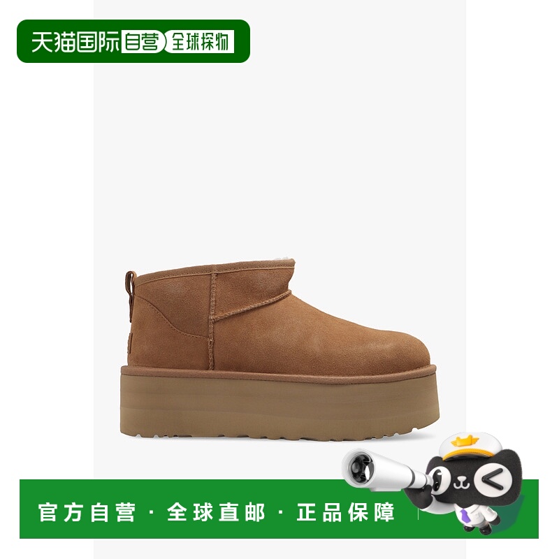 1h可退 UGG 女士雪地靴 11350920CHE CO 棕色 ‘Classic Ultra Mi