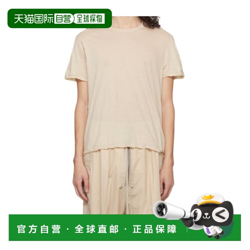 RICK OWENS 男士T恤 RU01F2265UC138SAND SS2026短袖