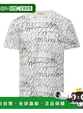 MARNI 男士T恤 HUMU0198PUUSCW97SMW01 AW2024 白色