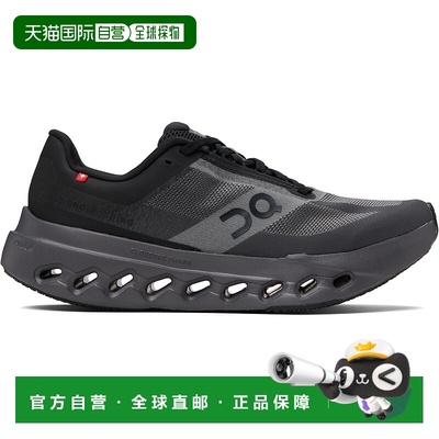 1h可退 潮奢 On 男士 黑色 Cloudsurfer Next 运动鞋 3ME30020106