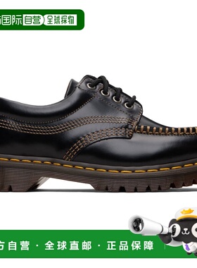 1h可退 潮奢 Dr. Martens 马丁大夫 男士 黑色 Leather Lowell 德