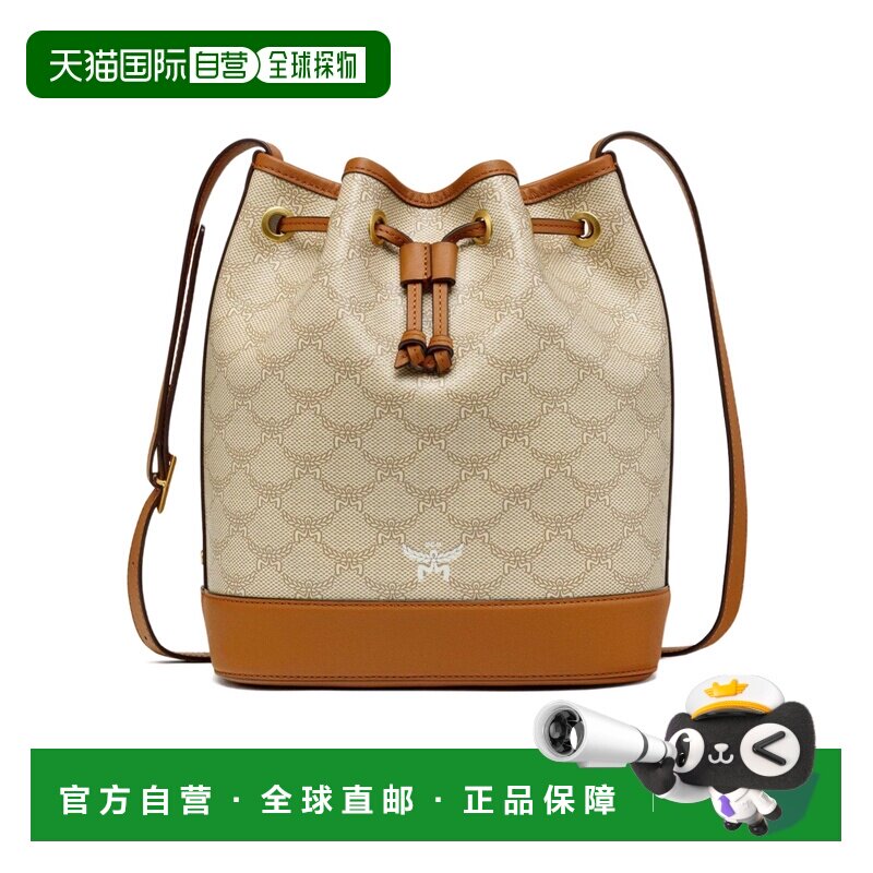 MCM 女士斜挎包 MWDESAC01I9001 AW2025 花色 可调节肩带单肩包