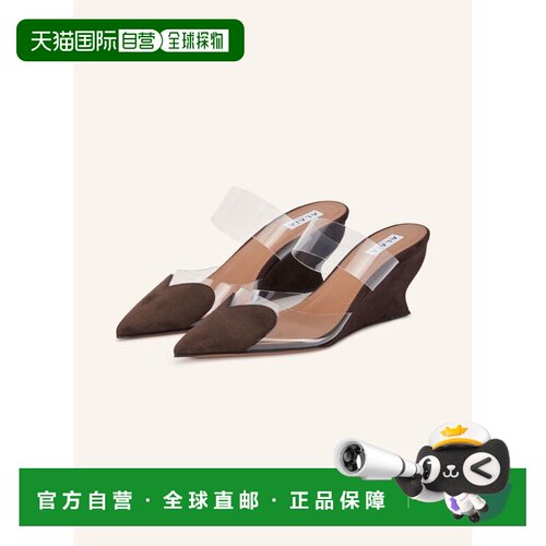 1h可退 ALAIA 女士凉鞋 100319716415000 CO 深棕色 LE CŒUR Wedg