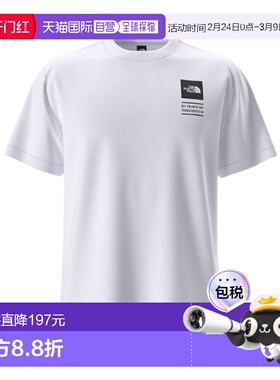 THE NORTH FACE 男士T恤 NF0A8GAQFN4 SS2026 白色