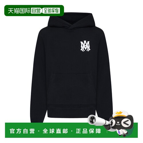 AMIRI 男士针织衫 AMJYHD1050BLACK AW2024 黑色 连帽卫衣