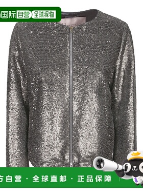 HERNO 女士夹克 GI00050DR127419487 AW2025 灰色 Sequined jacke