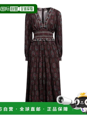 1h可退 潮奢 SEA 海洋 女士 中长连衣裙 brown棕色 舒适时尚