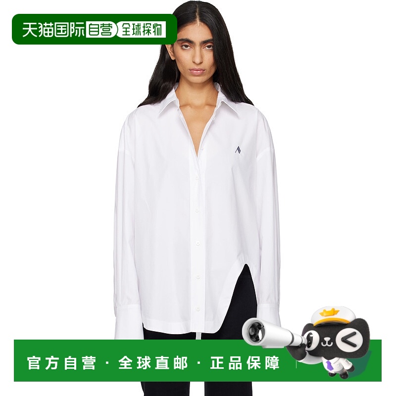 1h可退 潮奢 The Attico 女士 白色 Diana 衬衫 260WCH00004CCC05