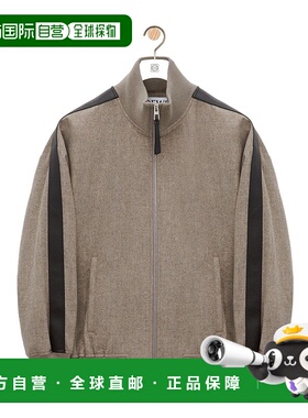 LOEWE 女士西服 S359Y02XDX2140 SS2025 灰色 羊毛和羊绒运动服夹