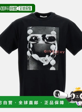 潮奢 Givenchy 纪梵希 男士 图案印花圆领 T 恤 BM71NK3YSW