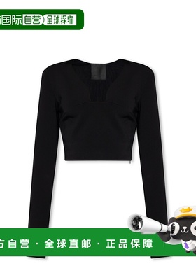 GIVENCHY 女士衬衫 BW617V311U001 SS2024女装黑色上衣