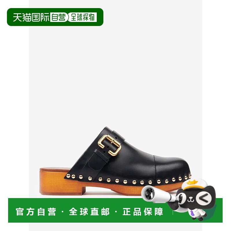 1h可退 CHLOÉ 女士凉鞋 CH25A12ZLT001BLACK AW2025 黑色 Chloe J