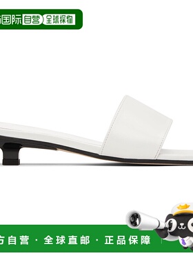 1h可退 潮奢 BY FAR 女士 白色 Ceni 穆勒鞋 MWFHO014CL034WH02