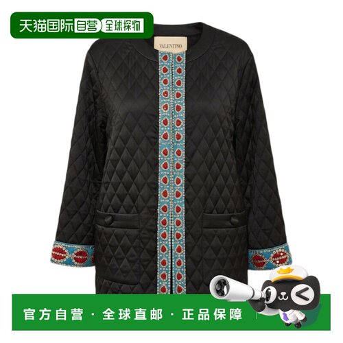 VALENTINO 女士夹克 BCL03A21BK92 AW2026 花色 长袖休闲夹克