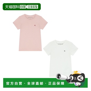 IG0IG012580JV 女童衬衫 白色 短袖 CALVIN T恤两件装 KLEIN