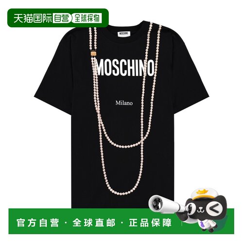 MOSCHINO 女士T恤 071805411555 SS2026 黑色 