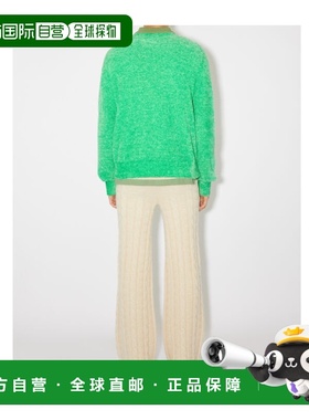 ACNE STUDIOS 男士针织衫 C60073BCD SS2024 绿色 logo标识套头毛