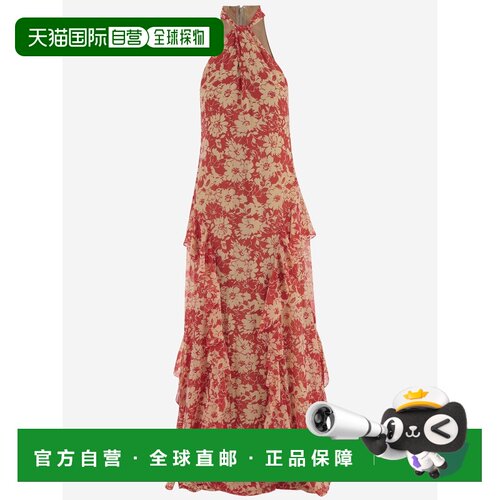 1h可退 Lauren Ralph Lauren 女士连衣裙 P08748001REDTAN
