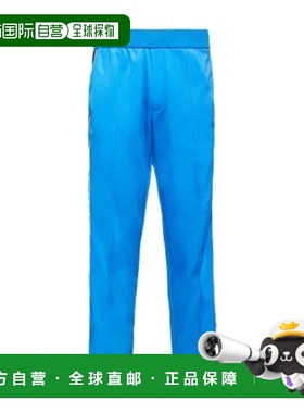 PRADA 男士休闲裤 SJP2901QM9F0AL703 AW2023 蓝色 徽标运动裤