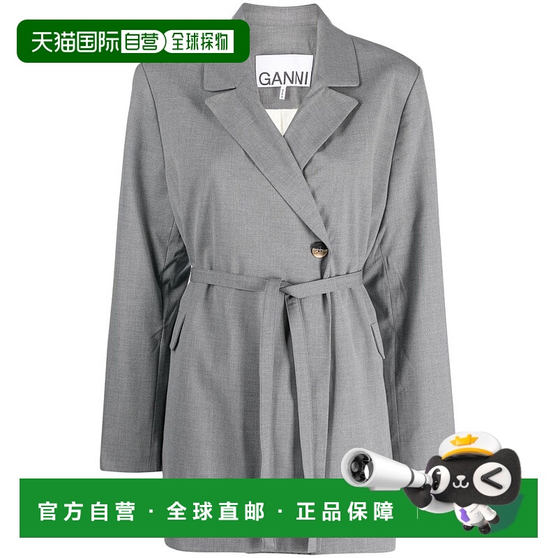 GANNI 女士西服 F8163921 AW2023 灰色