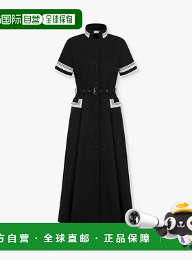 1h可退 潮奢 DIOR 迪奥 女士 黑色棉质连衣裙 617R33A3332